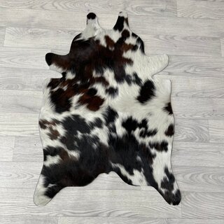 Kleine koeienhuid bruin wit zwart (Normandiër) 90x60cm