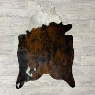 Kleine koeienhuid bruin wit zwart (Normandiër) 90x60cm