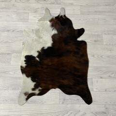 Kleine koeienhuid bruin wit zwart (Normandiër) 90x60cm