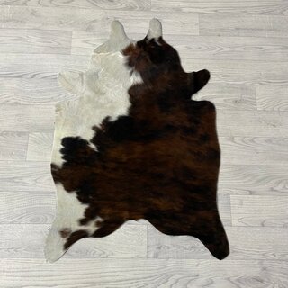 Kleine koeienhuid bruin wit zwart (Normandiër) 90x60cm