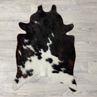 Kleine koeienhuid bruin wit zwart (Normandiër) 90x60cm