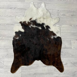 Kleine koeienhuid bruin wit zwart (Normandiër) 90x60cm