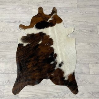 Kleine koeienhuid bruin wit zwart (Normandiër) 90x60cm