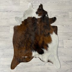 Kleine koeienhuid bruin wit zwart (Normandiër) 90x60cm