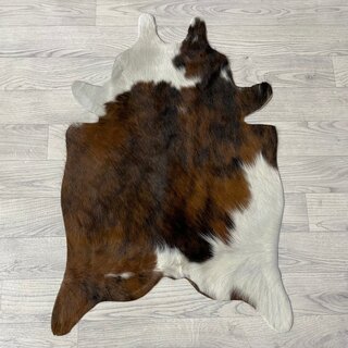 Kleine koeienhuid bruin wit zwart (Normandiër) 90x60cm