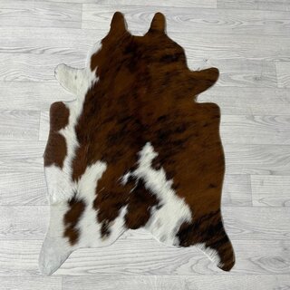 Kleine koeienhuid bruin wit zwart (Normandiër) 90x60cm