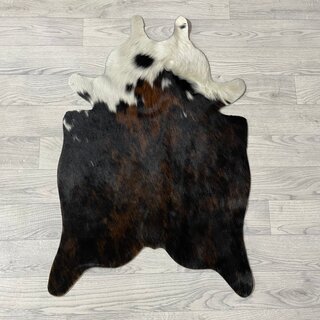 Kleine koeienhuid bruin wit zwart (Normandiër) 90x60cm