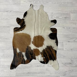 Kleine koeienhuid bruin wit zwart (Normandiër) 90x60cm