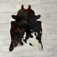Kleine koeienhuid bruin wit zwart (Normandiër) 90x60cm