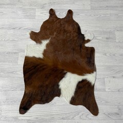Kleine koeienhuid bruin wit zwart (Normandiër) 90x60cm