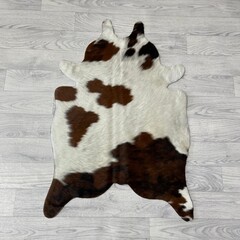 Kleine koeienhuid bruin wit zwart (Normandiër) 90x60cm