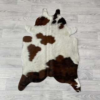 Kleine koeienhuid bruin wit zwart (Normandiër) 90x60cm