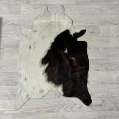 Kleine koeienhuid bruin wit zwart (Normandiër) 90x60cm