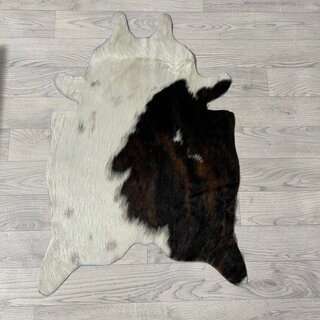 Kleine koeienhuid bruin wit zwart (Normandiër) 90x60cm