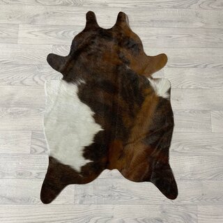Kleine koeienhuid bruin wit zwart (Normandiër) 90x60cm