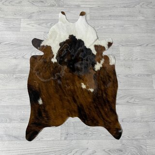 Kleine koeienhuid bruin wit zwart (Normandiër) 90x60cm
