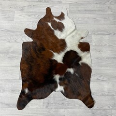Kleine koeienhuid bruin wit zwart (Normandiër) 90x60cm