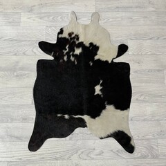 Kleine koeienhuid bruin wit zwart (Normandiër) 90x60cm