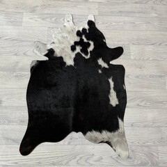 Kleine koeienhuid bruin wit zwart (Normandiër) 90x60cm