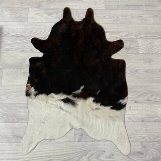 Kleine koeienhuid bruin wit zwart (Normandiër) 90x60cm