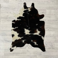 Kleine koeienhuid bruin wit zwart (Normandiër) 90x60cm