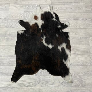Kleine koeienhuid bruin wit zwart (Normandiër) 90x60cm