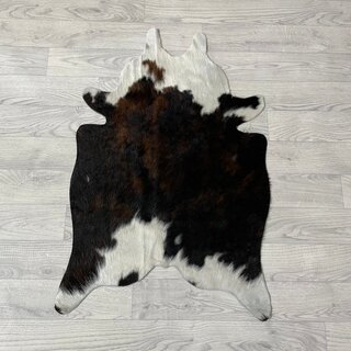 Kleine koeienhuid bruin wit zwart (Normandiër) 90x60cm
