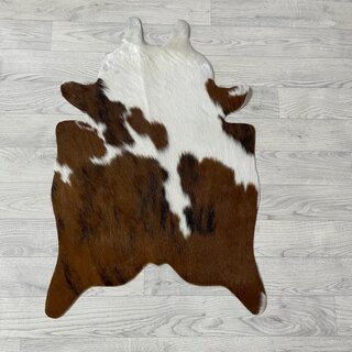 Kleine koeienhuid bruin wit zwart (Normandiër) 90x60cm
