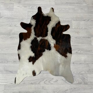 Kleine koeienhuid bruin wit zwart (Normandiër) 90x60cm