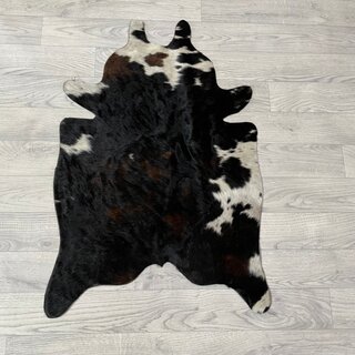 Kleine koeienhuid bruin wit zwart (Normandiër) 90x60cm