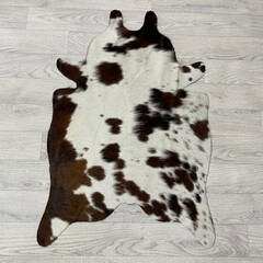 Kleine koeienhuid bruin wit zwart (Normandiër) 90x60cm