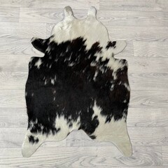 Kleine koeienhuid bruin wit zwart (Normandiër) 90x60cm