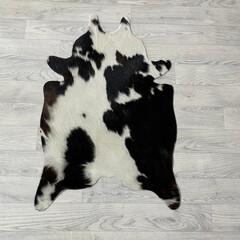 Kleine koeienhuid bruin wit zwart (Normandiër) 90x60cm