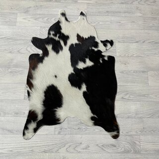 Kleine koeienhuid bruin wit zwart (Normandiër) 90x60cm