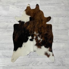 Kleine koeienhuid bruin wit zwart (Normandiër) 90x60cm