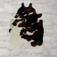 Kleine koeienhuid bruin wit zwart (Normandiër) 90x60cm