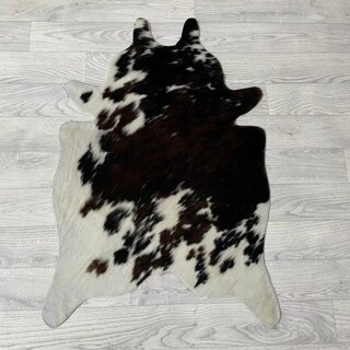 Kleine koeienhuid bruin wit zwart (Normandiër) 90x60cm