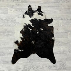 Kleine koeienhuid bruin wit zwart (Normandiër) 90x60cm