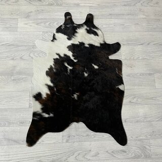 Kleine koeienhuid bruin wit zwart (Normandiër) 90x60cm