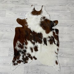 Kleine koeienhuid bruin wit zwart (Normandiër) 90x60cm