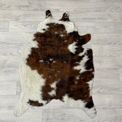 Kleine koeienhuid bruin wit zwart (Normandiër) 90x60cm