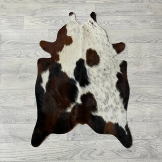Kleine koeienhuid bruin wit zwart (Normandiër) 90x60cm