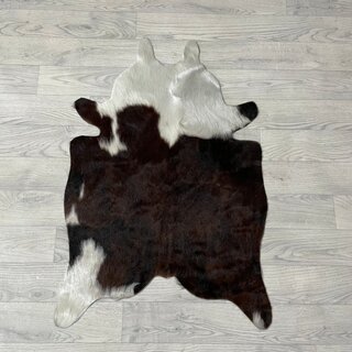 Kleine koeienhuid bruin wit zwart (Normandiër) 90x60cm