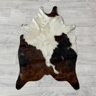 Kleine koeienhuid bruin wit zwart (Normandiër) 90x60cm