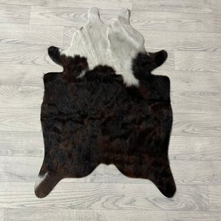 Kleine koeienhuid bruin wit zwart (Normandiër) 90x60cm