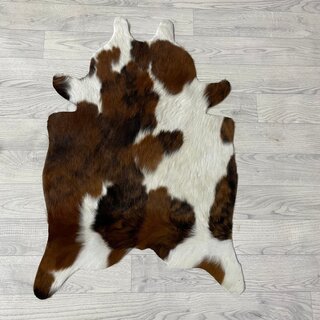 Kleine koeienhuid bruin wit zwart (Normandiër) 90x60cm