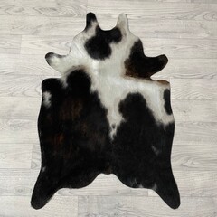 Kleine koeienhuid bruin wit zwart (Normandiër) 90x60cm