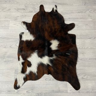 Kleine koeienhuid bruin wit zwart (Normandiër) 90x60cm