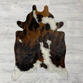 Kleine koeienhuid bruin wit zwart (Normandiër) 90x60cm