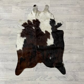 Kleine koeienhuid bruin wit zwart (Normandiër) 90x60cm